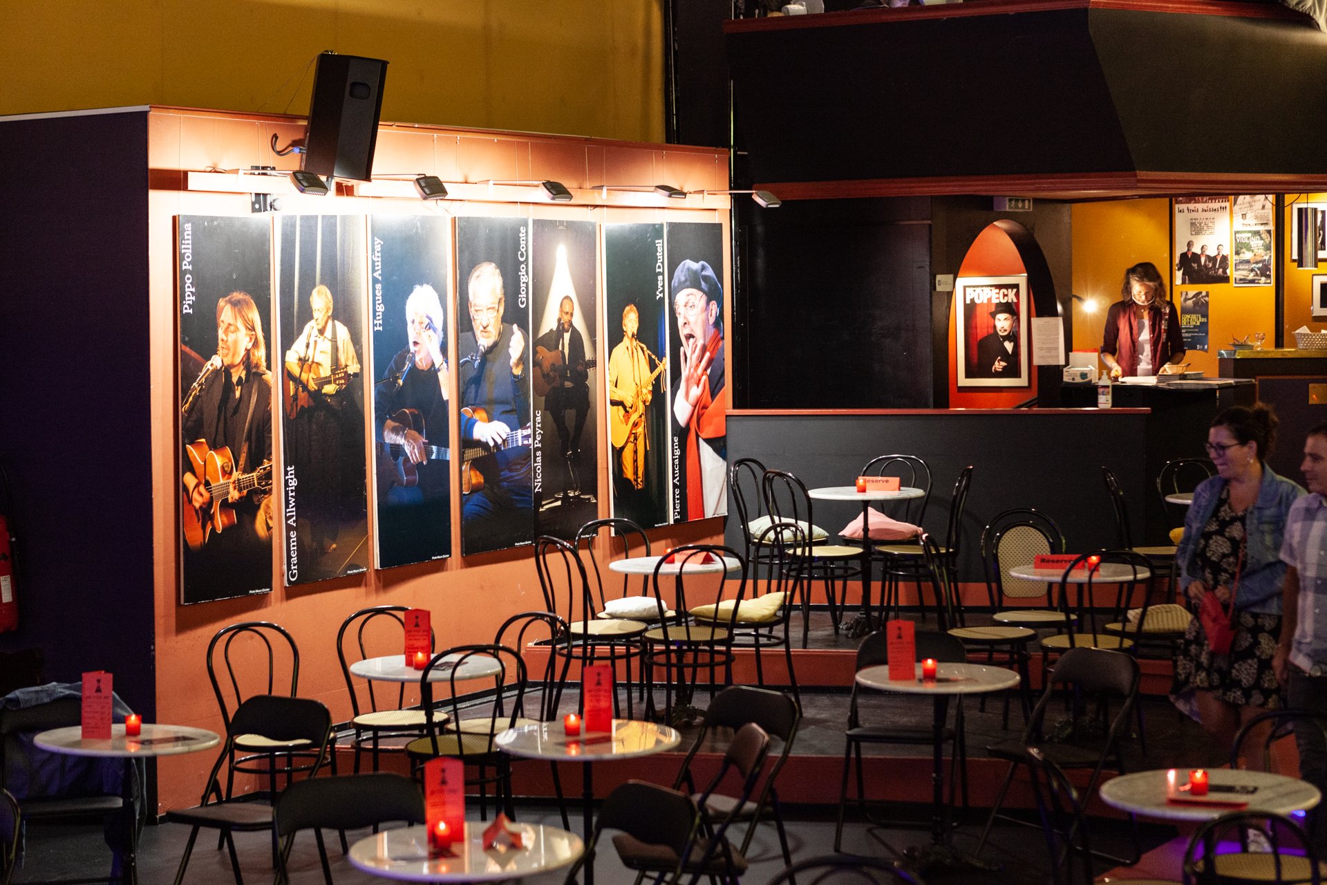 Configuration avec tables rondes